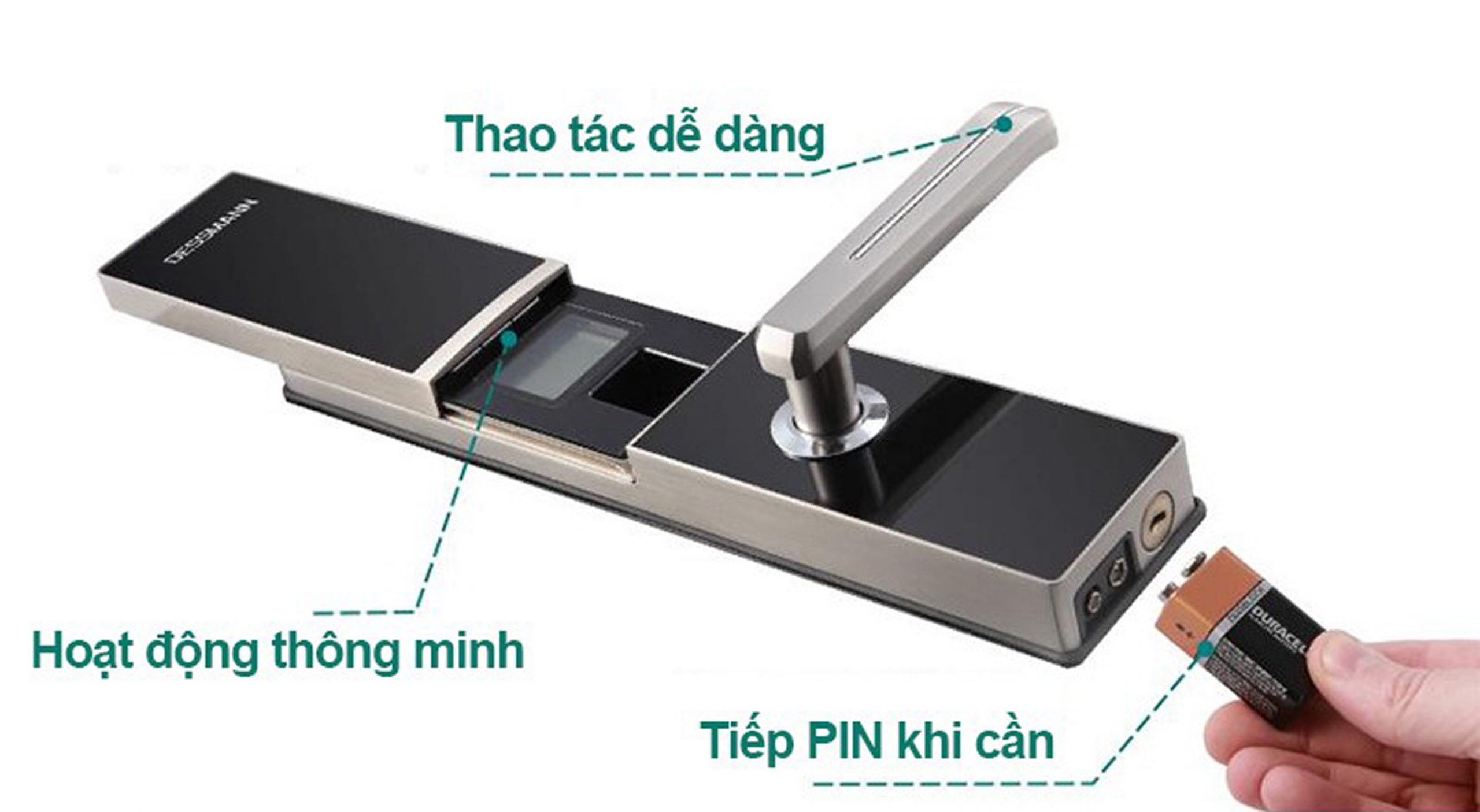 Thiết kế khóa vân tay dessmann S710FP