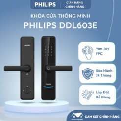 Khoá Vân Tay Philips DDL603E - Khóa Cửa Nhập Khẩu Chính Hãng
