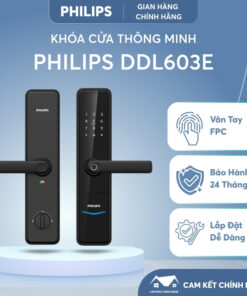 Khoá Vân Tay Philips DDL603E - Khóa Cửa Nhập Khẩu Chính Hãng