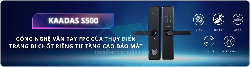 Hướng dẫn sử dụng khóa cửa điện tử Kaadas S500