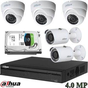 Bộ 5 camera giám sát 4.0 MP Dahua