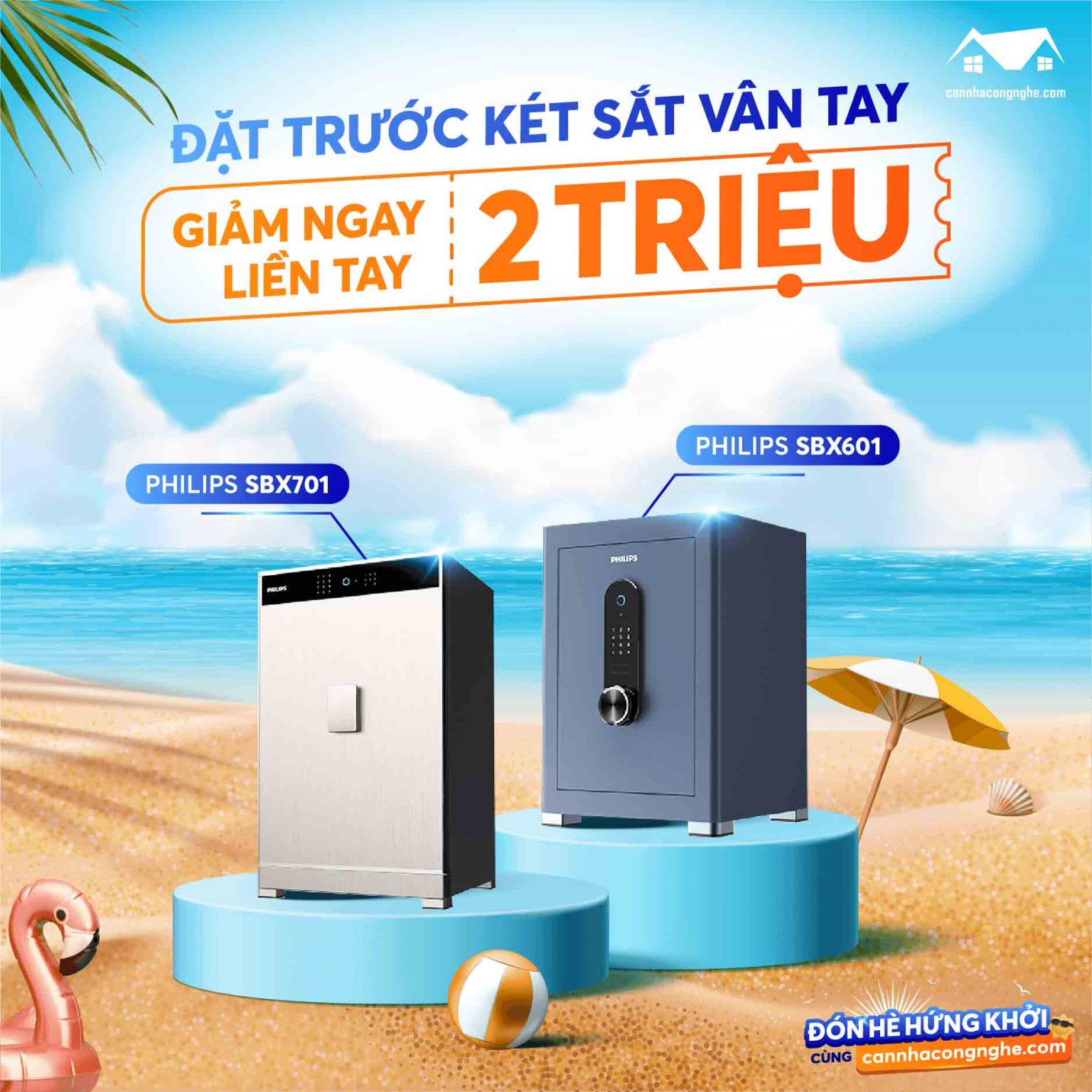 Khuyến mãi két sắt vân tay