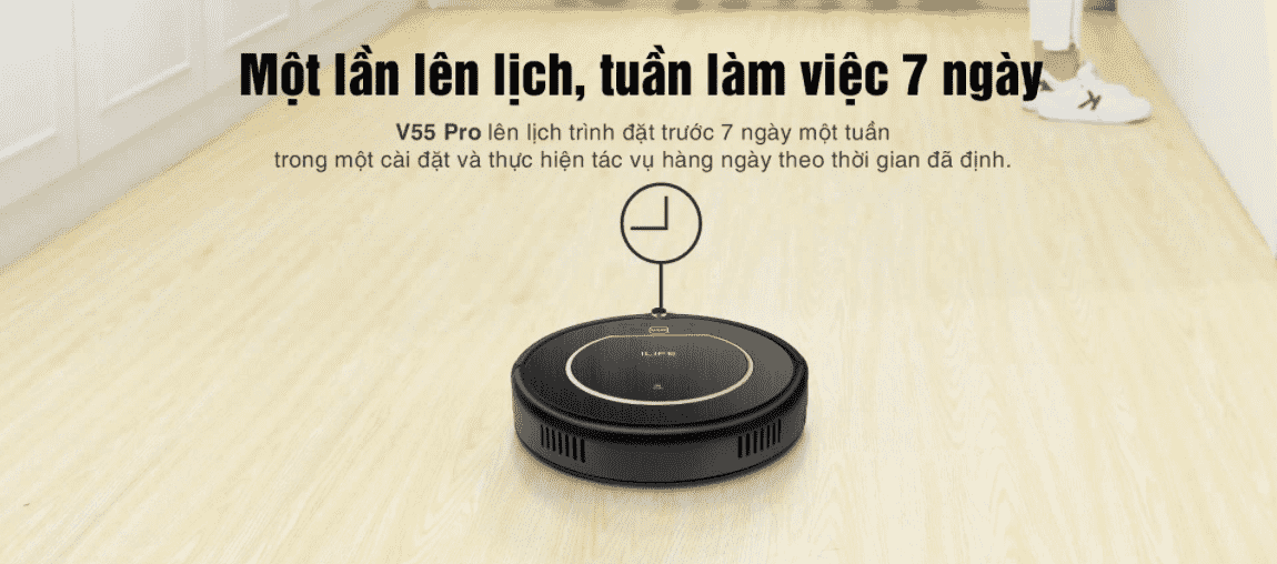 Robot hút bụi ILIFE V55 Pro bản Châu Âu 