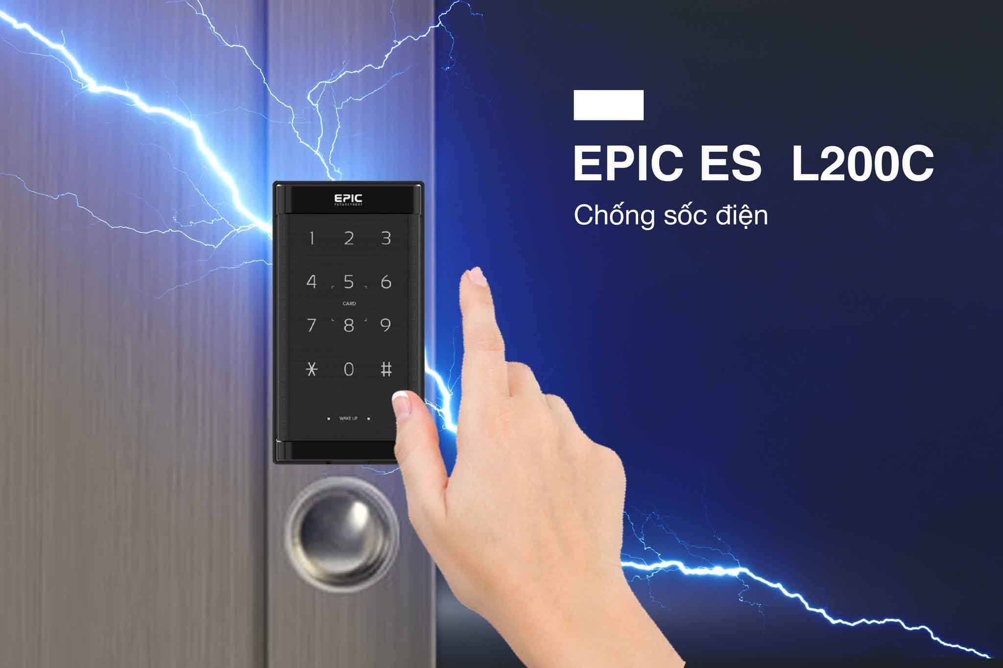 Khóa tủ đồ điện tử Epic ES L200C