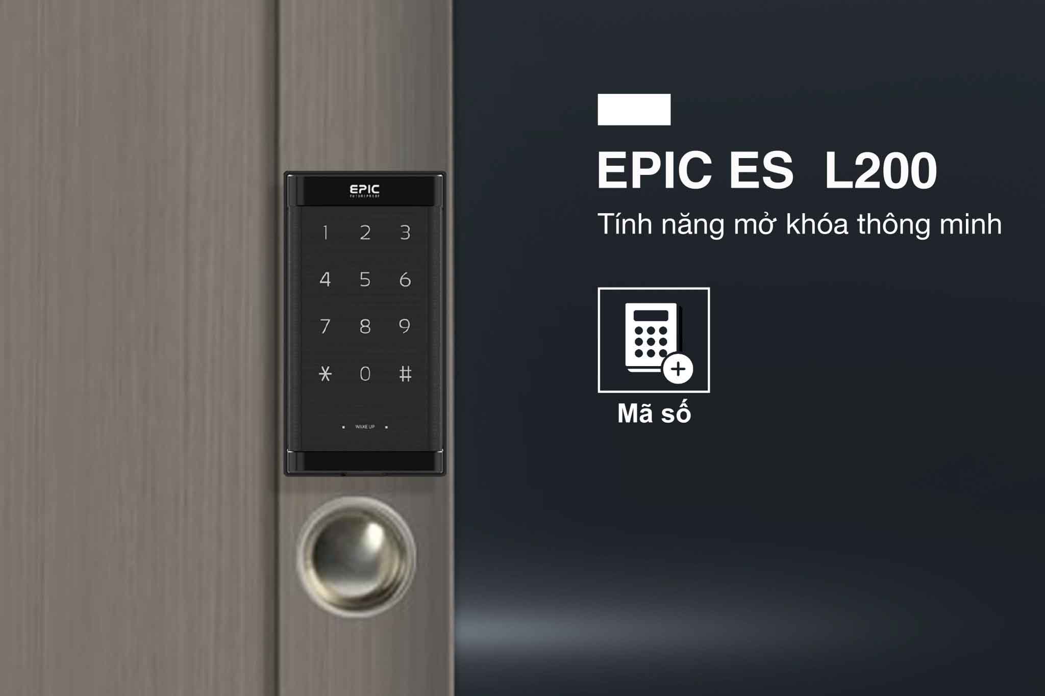 Khóa tủ đồ điện tử Epic ES L200