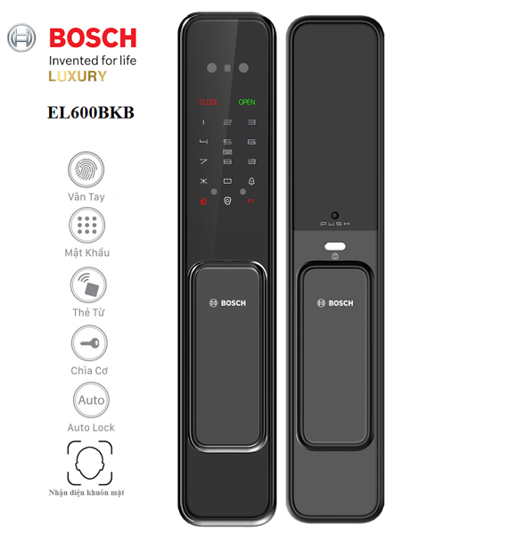 Tính năng mở khóa của khóa cửa vân tay Bosch EL600B