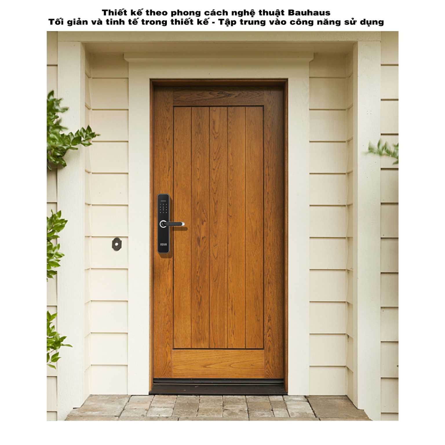 Thiết kế tinh tế, hiện đại - Nova Smart Lock X1