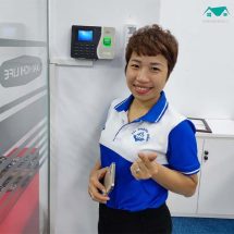 Ảnh thực tế máy chấm công