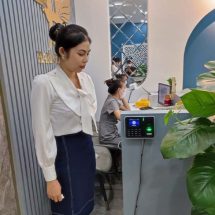 Ảnh thực tế máy chấm công