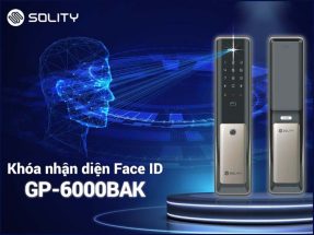 Nhận diện Face ID khóa vân tay solity GP-6000BAK