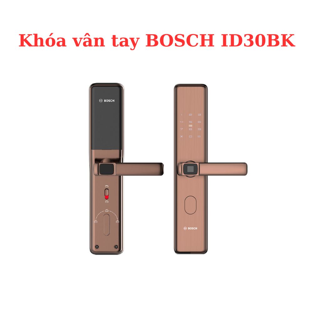 Khóa Cửa Vân Tay Của Đức Bosch Id30bk