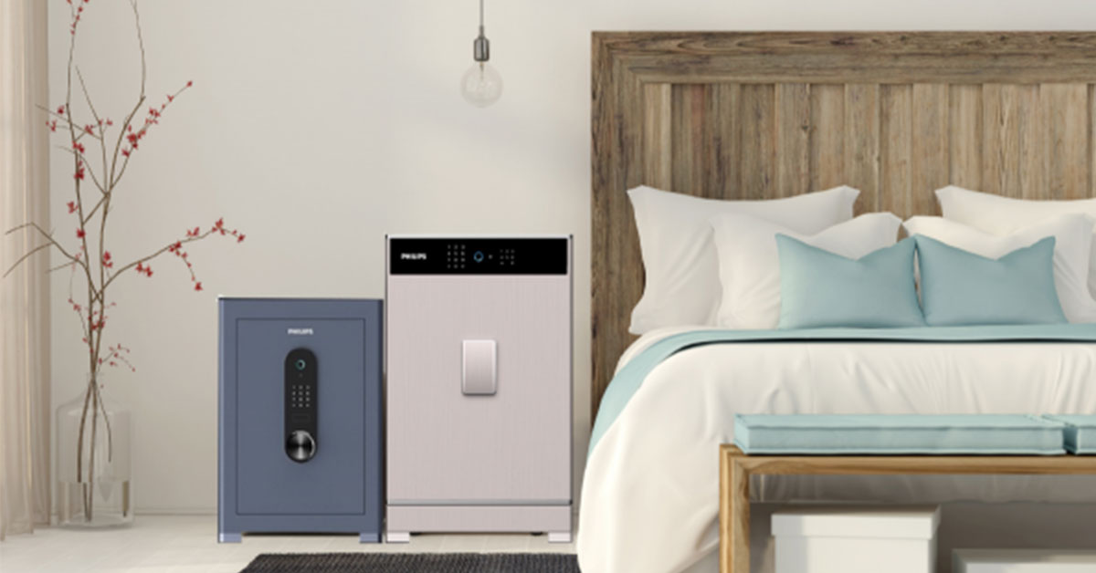 Két sắt điện tử Philips là gì? Những tính năng nổi bật của két sắt điện tử Philips 5 Két sắt điện tử Philips với ngoại thất sang trọng bắt mắt.