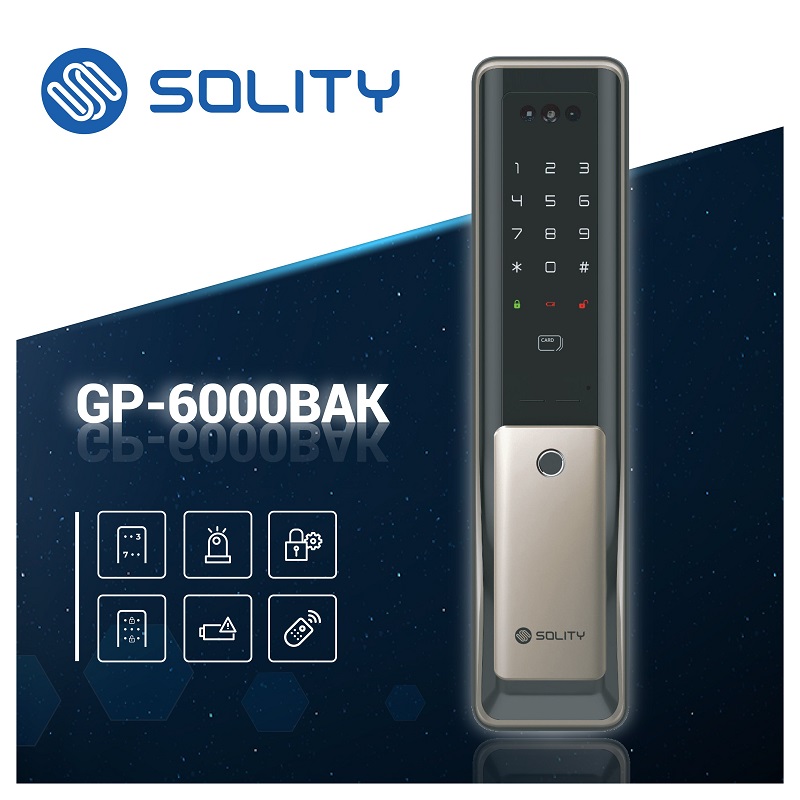 Khóa điện tử tự động Solity GP-6000BAK