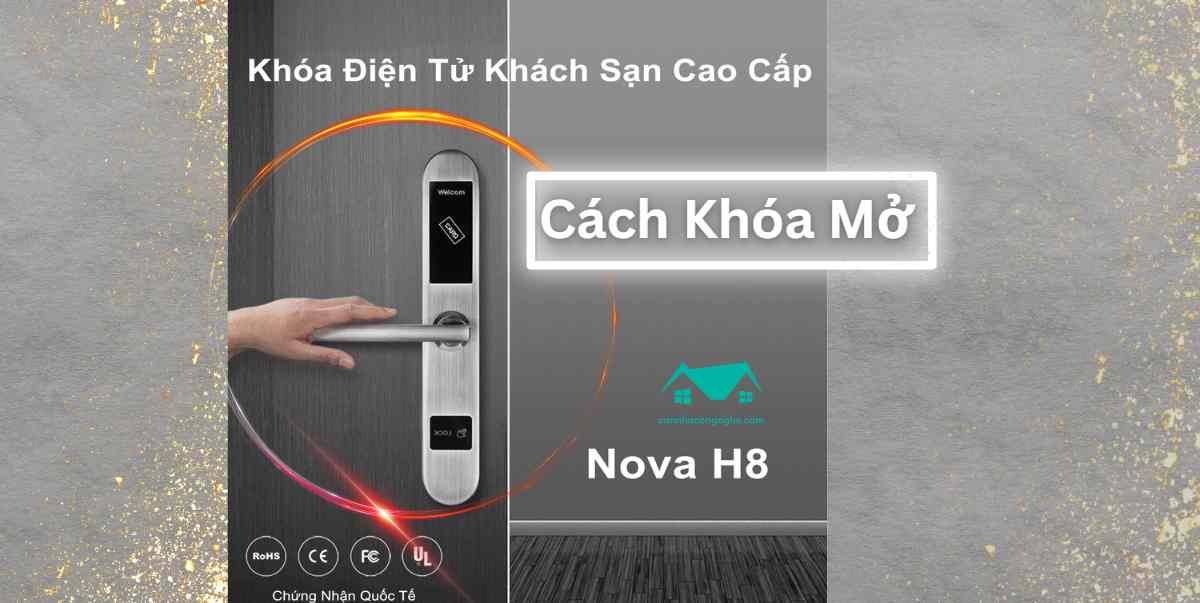Cách khoá cửa phòng khách sạn bằng thẻ từ chi tiết nhất!