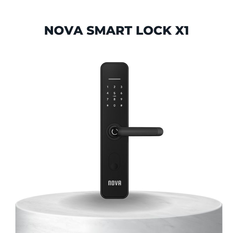 Khóa Cửa Chung Cư Thông Minh Nova Smart Lock X1