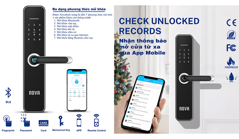 Review khóa cửa thông minh