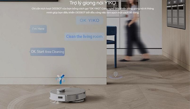 Trí tuệ thông minh nhân tạo YIKO trên Ecovacs Home