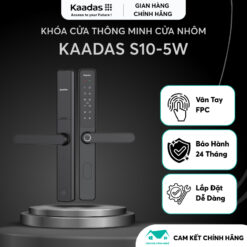 Khóa Vân Tay Kaadas S10-5W - Khóa Thông Minh Nhập Khẩu Đức Chính Hãng - Miễn Phí Lắp Đặt