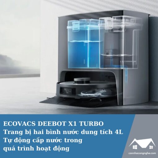 Robot Hut Bui Ecovacs Deebot X1 Turbo 1