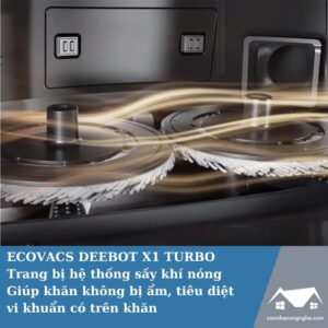 Robot Hut Bui Ecovacs Deebot X1 Turbo 2
