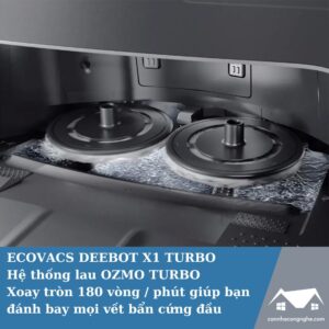 Robot Hut Bui Ecovacs Deebot X1 Turbo 6
