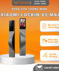 Khóa Cửa Thông Minh Xiaomi Lockin V5 Max - Khóa Cửa Nhận Diện Khuôn Mặt Vân Tay Tĩnh Mạch
