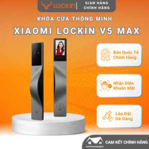 Khóa Cửa Thông Minh Xiaomi Lockin V5 Max - Khóa Cửa Nhận Diện Khuôn Mặt Vân Tay Tĩnh Mạch