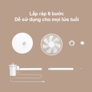 Quat Xiaomi Mi Smart Standing Fan 2 Lite.6
