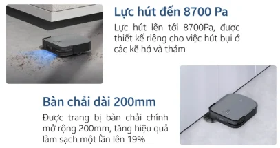 Robot Hut Bui Ecovacs Deebot X2 Combo 6