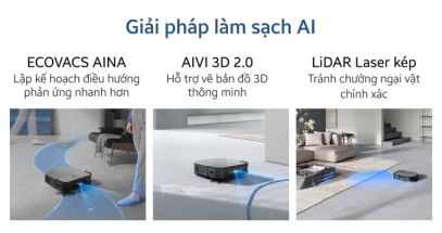Robot Hut Bui Ecovacs Deebot X2 Combo 7