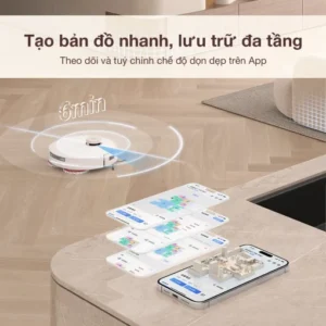 Robot Hut Bui Lau Nha Ecovacs T30 Pro Omni Luc Hut 11k Pa 12 510x510