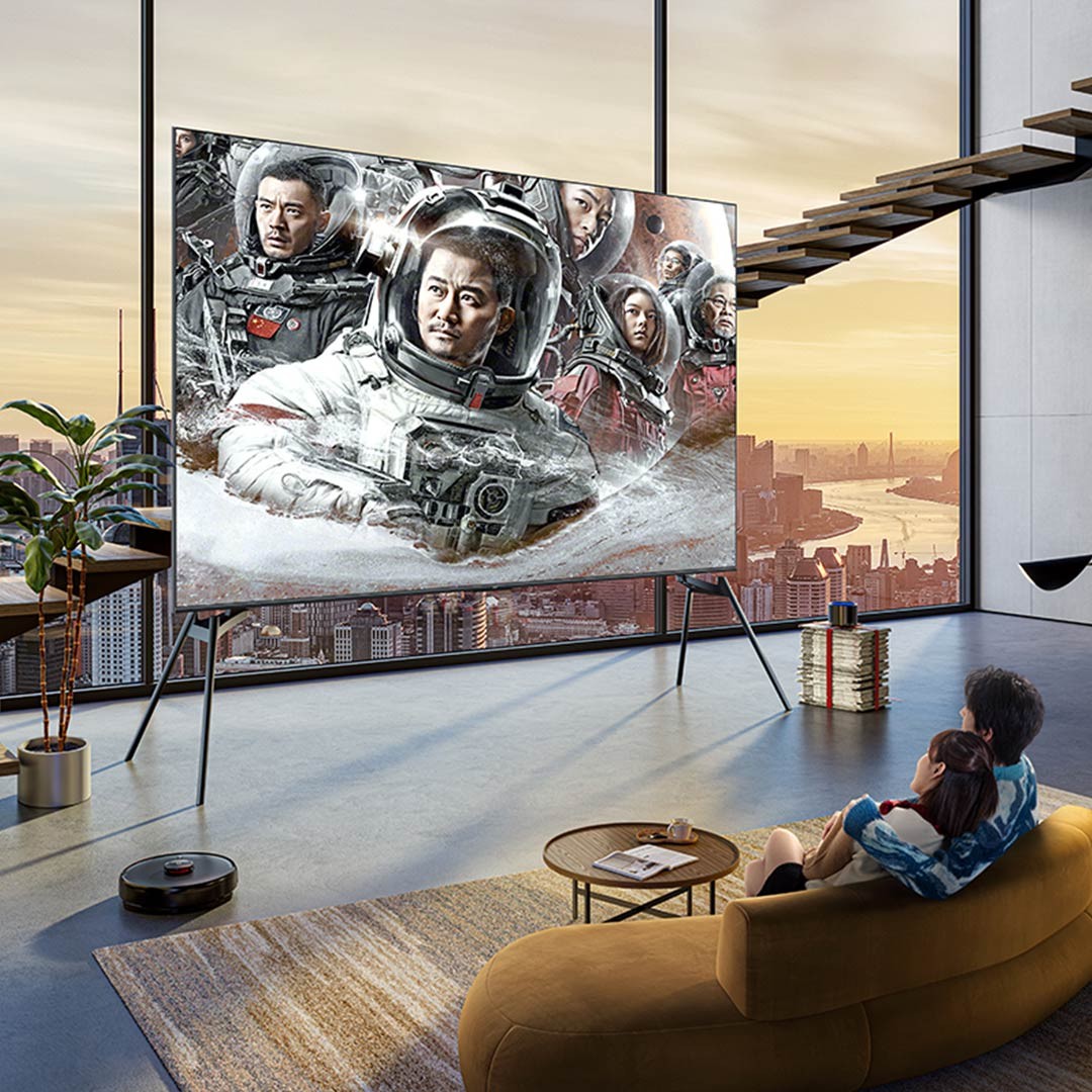 Tivi Xiaomi Redmi Max 100 inch - Màn siêu nét 4K, Bộ nhớ 4+64GB