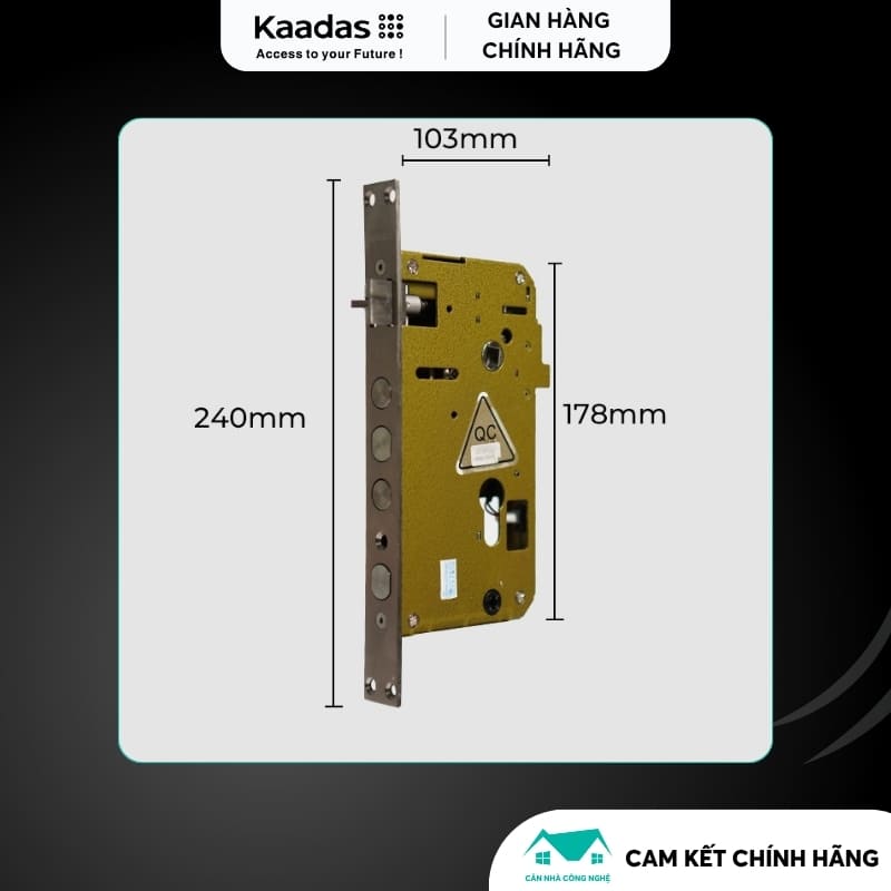 Khóa Vân Tay KAADAS S500C-5W - Kết Nối Wifi - Khoá Cửa Nhập Khẩu Đức - Miễn Phí Lắp Đặt - Ảnh 6