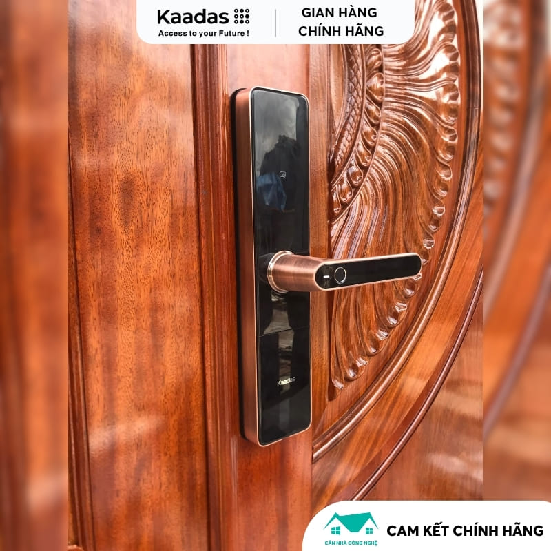 Khóa Vân Tay KAADAS S500C-5W - Kết Nối Wifi - Khoá Cửa Nhập Khẩu Đức - Miễn Phí Lắp Đặt - Ảnh 8