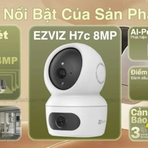 Camera H7c Evviz 2 Mat 8mp 2
