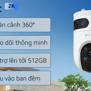 Camera Ezvi H9c 6mp Ip Wifi 2 Ong Kinh Ngoai Troi