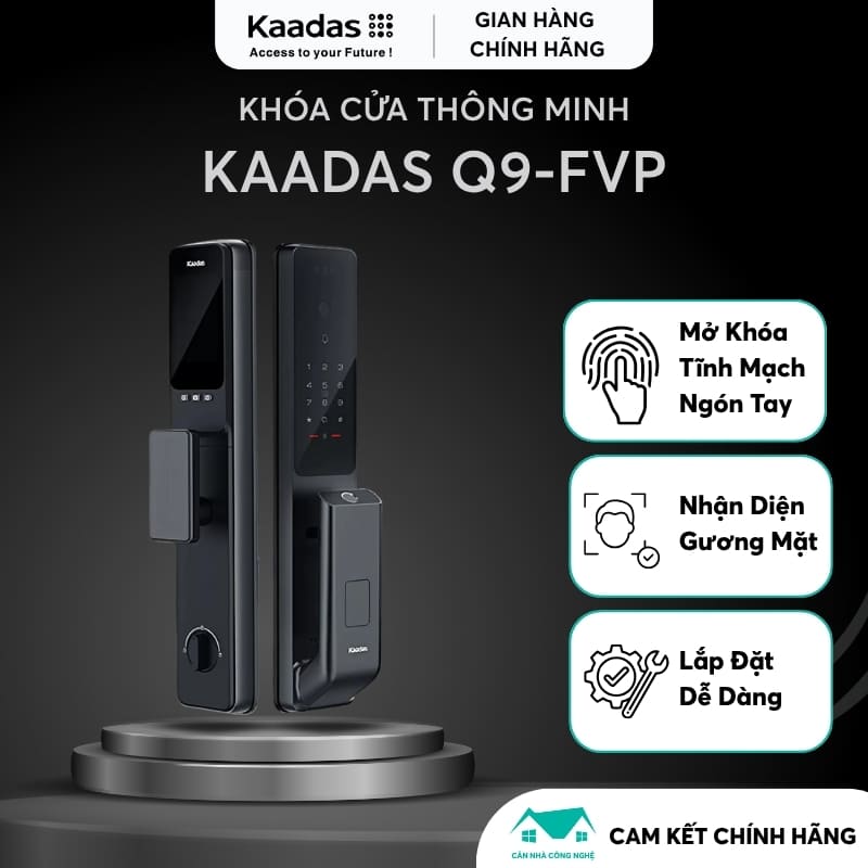 Khóa Vân Tay Kaadas Q9-FVP – Công Nghệ Vân Tay Tĩnh Mạch