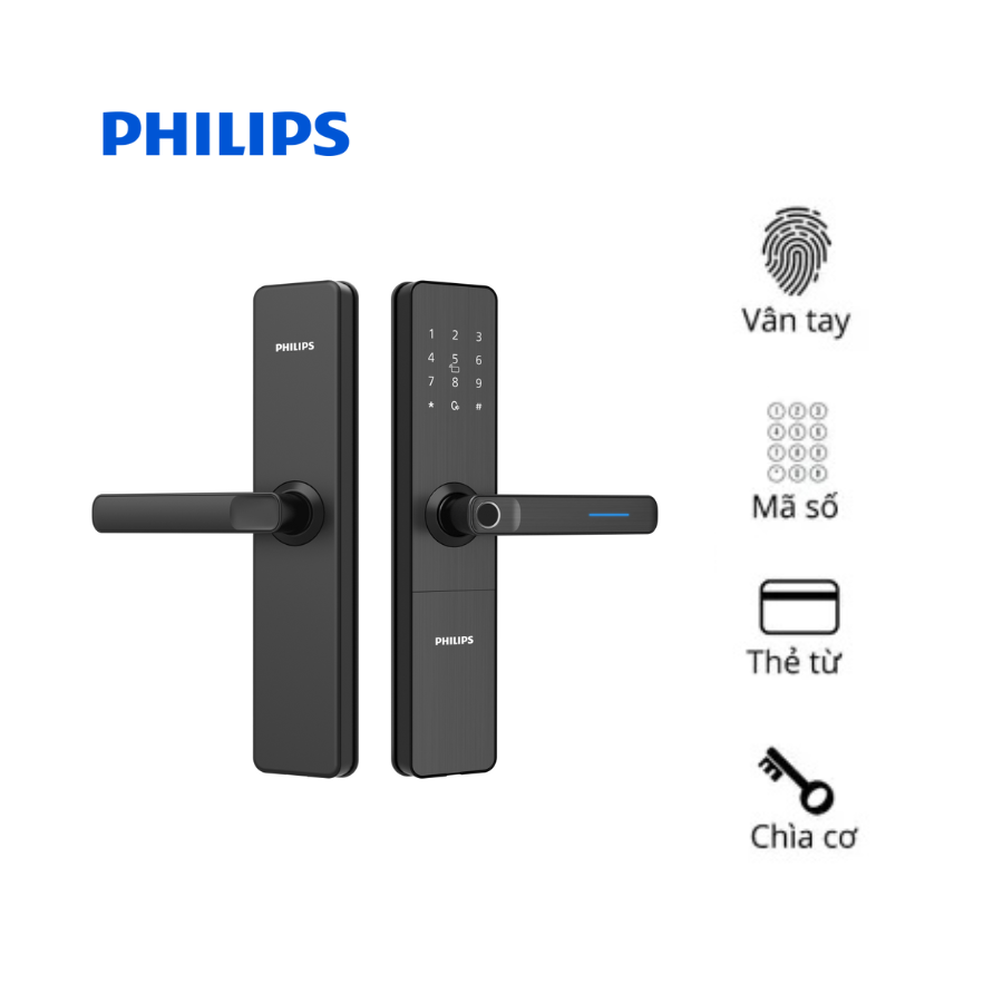 Khóa cửa điện tử Philips DDL609-5HS