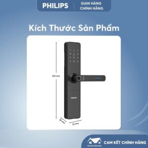 Kích thước khóa Philips DDL609