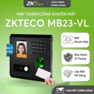 Máy chấm công khuôn mặt ZKTeco MB23-VL