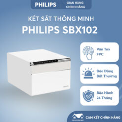 Két Sắt Mini Philips SBX102 - Két Sắt Thông Minh Nhập Khẩu Chính Hãng