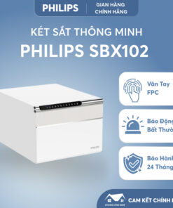 Két Sắt Mini Philips SBX102 - Két Sắt Thông Minh Nhập Khẩu Chính Hãng