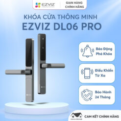 Khóa Cửa Thông Minh Ezviz DL06 Pro - Khóa Thông Minh Cửa Nhôm Vân Tay 2 Chiều