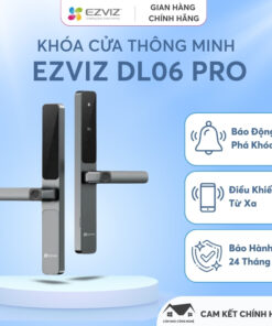 Khóa Cửa Thông Minh Ezviz DL06 Pro - Khóa Thông Minh Cửa Nhôm Vân Tay 2 Chiều