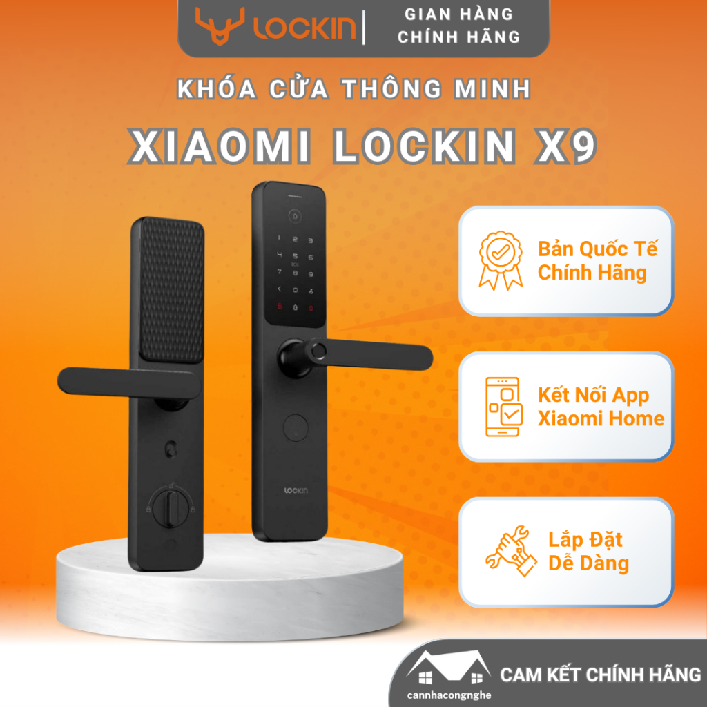 Khóa Cửa Thông Minh Xiaomi Lockin X9 - Khóa Xiaomi Mới Nhất 2025