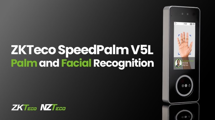 ZKTeco SpeedPalm V5L | Touchless Palm & Face Authentication for Access Control & Time Attendance - YouTube