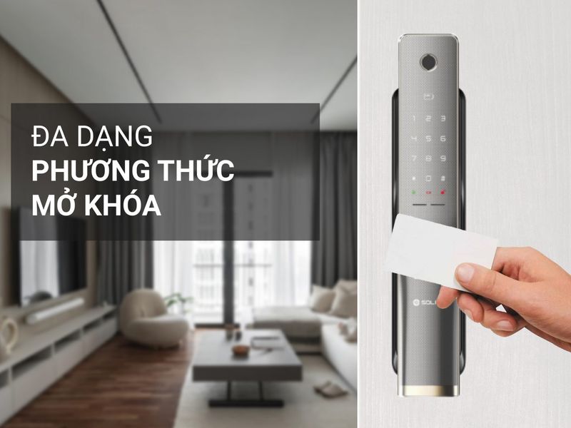 Đa dạng phương thức mở khóa
