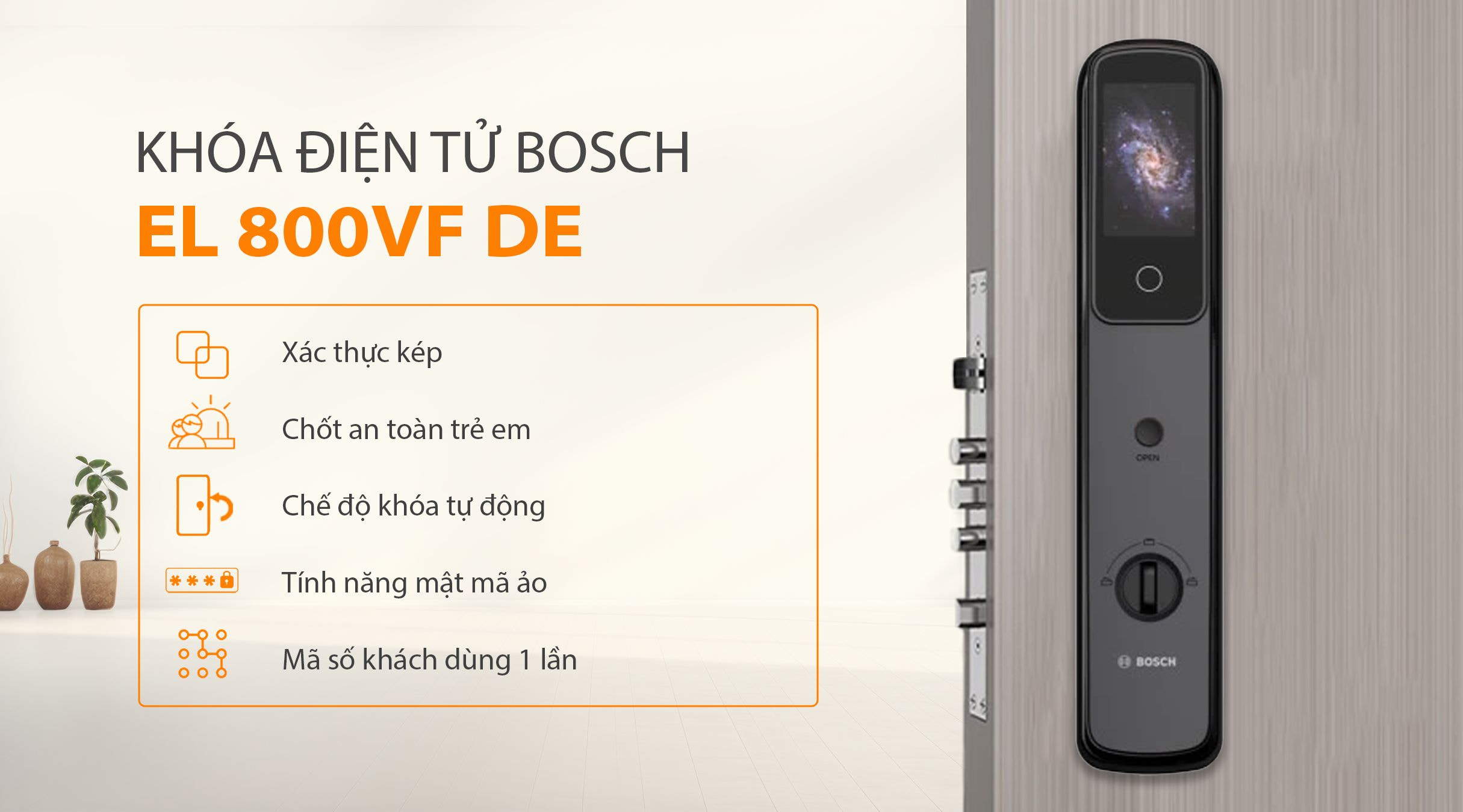 Tính năng bảo mật tối đa an toàn tuyệt đối