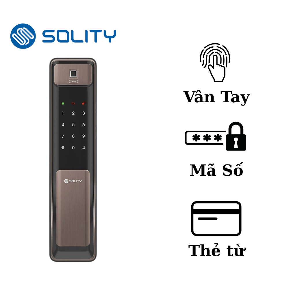 Khóa cửa điện tử vân tay Solity GSP-2000BK