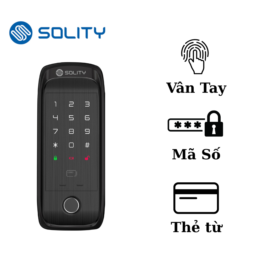 Khóa cửa điện tử vân tay Solity GD-60B